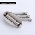 thumbnail image 3 of Gancho giratorio de metal macizo, resistente, plegable, con tres brazos, para colgar toallas o ropa, para baño, cocina, garaje, montaje en pared, níquel cepillado, 3 of 5