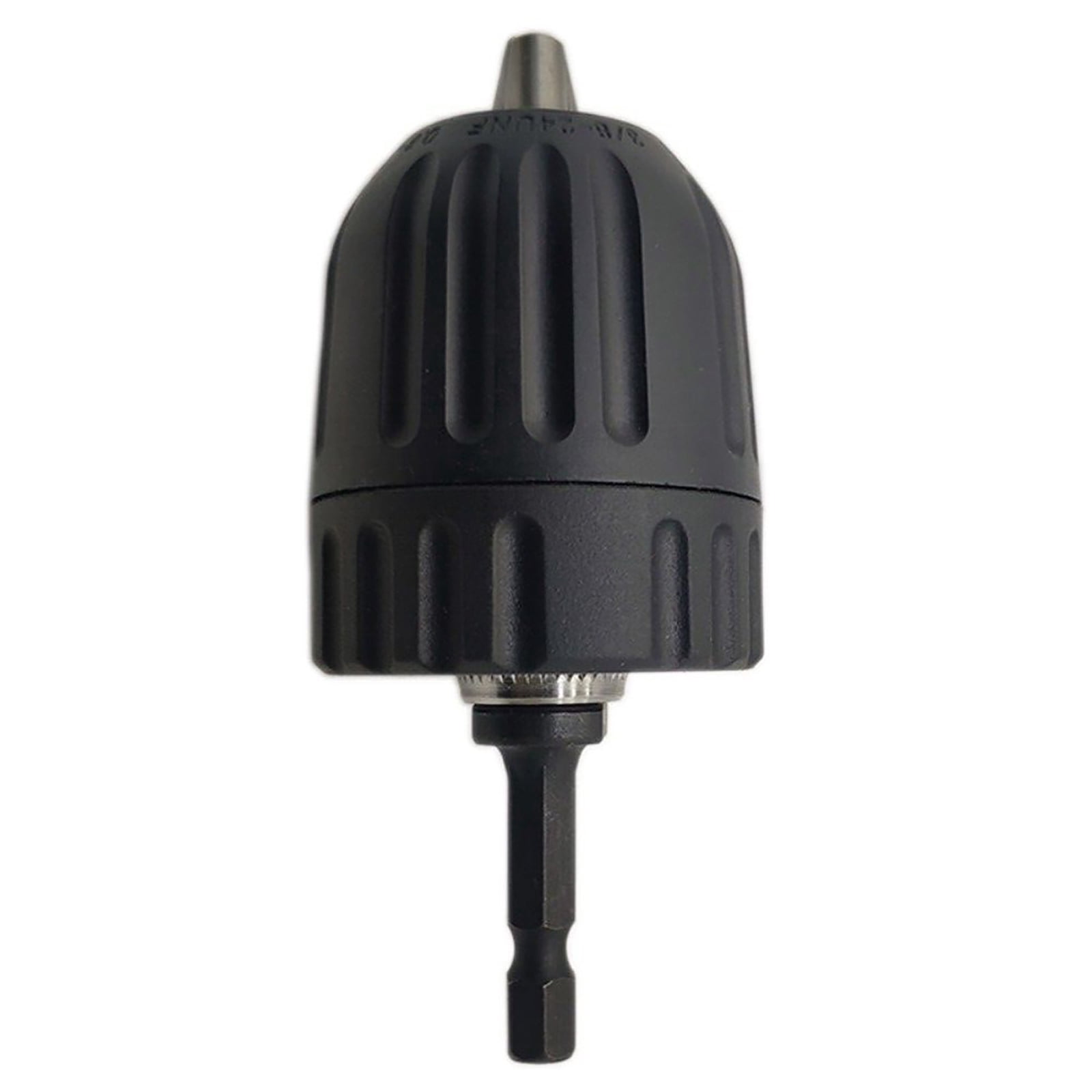 Impact Driver Keyless Drill Chuck Adapter Instantly Convert, Easy Bit Changes for 2mm to 13mm Drill Bits