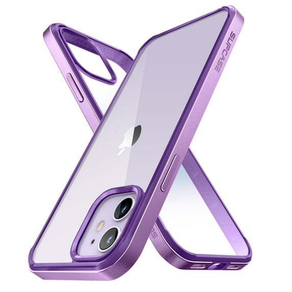 SUPCASE Unicorn Beetle Edge Series Case Designed for iPhone 11 (2019 Release) 6.1 Inch, Slim Metal Frame Case with TPU Inner Bumper & Transparen (Violte)