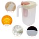 thumbnail image 5 of Jarra de agua fría de gran capacidad de 2200 ml, jarra pequeña de plástico con tapa y pico, jarra para puerta de refrigerador, para té helado y limonada., 5 of 5
