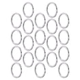 thumbnail image 3 of KAKOWELY 100Pcs Key Split Round Rings Metal Key Rings Durable Flat Key Rings for Key Chains,0.98"X0.98"X0.08", 3 of 5
