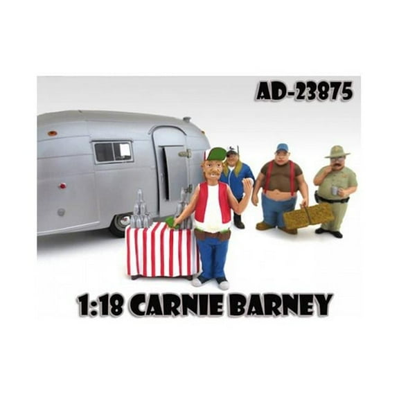 American Diorama 23875 Carnie Barney Trailer Park Figure for 1-18 Diecast Model Cars