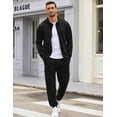 thumbnail image 5 of COOFANDY Sweatsuits for Men 2 Piece tracksuit Sets Full Zip Hoodie Sweatpants for Men Casual Sports Jogging Suits, 5 of 6