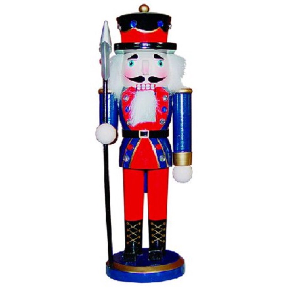 Blue King Guard Christmas Soldier Nutcracker 10 Inch