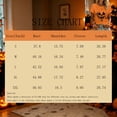 thumbnail image 3 of Women's Halloween Shirt Short Sleeve Graphic Tee, Soft Halloween T-Shirt Ghost Pumpkin Top for Fall Casual and Trick-Or-Treat 01-Earthy Yellow L, 3 of 5