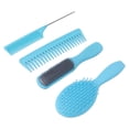 thumbnail image 1 of Hair Comb Set, Multifunctional Comfortable Professional Styling Comb Set Anti Static  for Women for Home for Hair Salon for Men Blue Set, 1 of 8