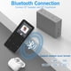 thumbnail image 3 of Reproductor de Música Portátil MP3 Player de 32 GB con Bluetooth con Altavoz, Grabadora de Vídeo/voz/libro Electrónico, Reproductor de Audio digital con Pantalla de 1,8 Pulgadas, Auriculares Incluidos, Compatible con Tarjeta TF de 128 GB, Negro, 3 of 7