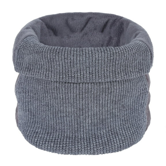 Xunlbb End of Year Clearance Winter Scarf for Women and Men,Women's Fall And Winter Versatile Scarf Knitted Yarn Thickened Solid Color Warm Neck Cover Christmas Gift