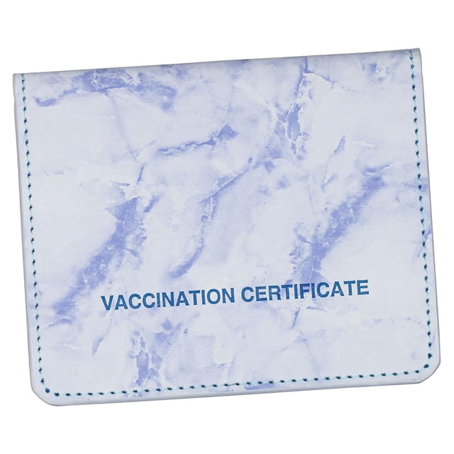 Tarjetero para mujer y hombre, funda plegable para identificación, bolsillo para pasaporte, monedero de PU Púrpura