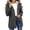 Dark Gray, variant on Grblisyd Kids Waterproof Rain Jacket Hooded Windbreaker Zip up for Boys Girls Lightweight Outdoor Coat with Pockets