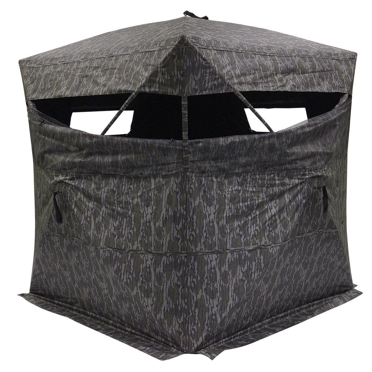 Rhino Blinds Rhino 180 See Through Hub Hunting Blind in Mossy Oak