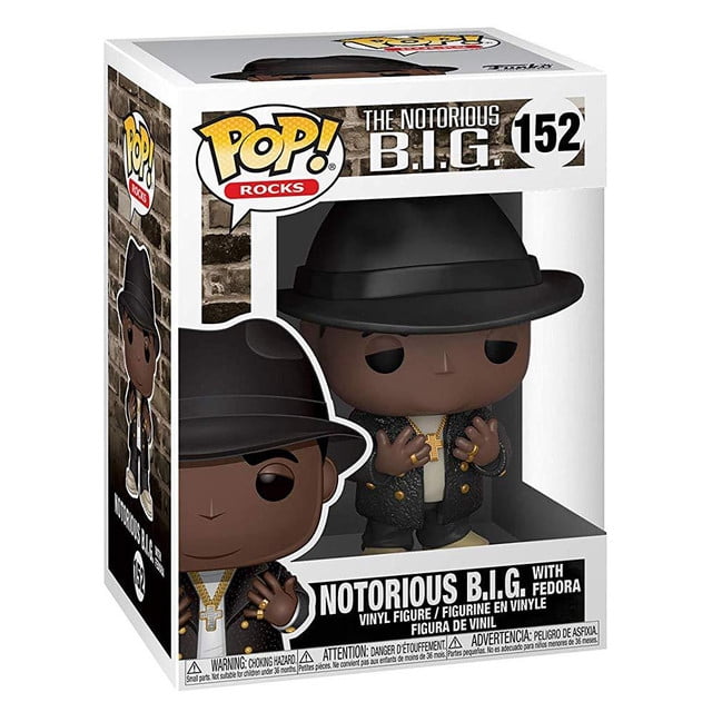 Pop Notorius B.I.G W/Fedora 152 Funko Hip Hop