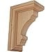 thumbnail image 3 of Ekena Millwork BKTW02X07X10TMRO 2.5 x 7 x 10 Po. Grand Support en Bois Thompson, Chêne Rouge, 3 of 4