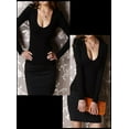 thumbnail image 3 of Sweeteibabe V17 à Manches Longues Tops Chemises Blouse Noire S, 3 of 5