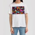 thumbnail image 4 of Graffiti Classic White 100% Cotton T-Shirt for Men - Comfortable and Versatile Casual Tee for Every Day Wear, 4 of 5