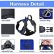 thumbnail image 3 of No Pull Dog Harness and Leash Set, Adjustable Reflective Vest Harness for Medium Large Dogs Outdoor Training Walking, Comfortable Oxford Easy Control, 3 of 4