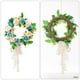 thumbnail image 4 of de hojas , de flores artificiales, de vegetación de primavera y verano para decoraciones de ventana de pared de rosado Soledad Corona colgante de puerta delantera, 4 of 6