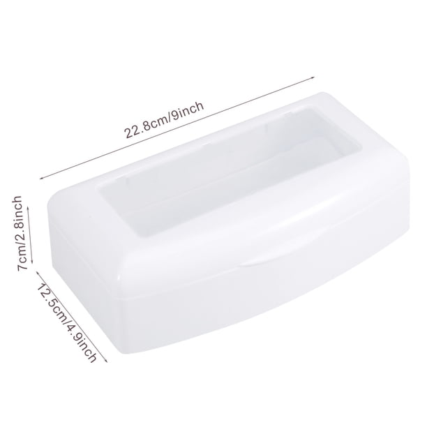 Caja de Esterilización de U?as, Juegos para Salón de U?as Herramientas de U?as Bandeja de Esterilizador, Caja de Esterilización Contenedor de Desinfección Herramientas de Manicura para Salón Ecomeon no
