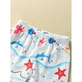 thumbnail image 5 of Arvbitana 2Pcs Little Boys Swim Shorts Print Swim Swimsuit Bathing Suit with Swim Cap, 5 of 8