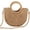 Khaki, variant on Kukuzhu Summer Beach Small Crossbody Bag Women Straw Tote Purse Top Handle Handbag for Travel Vocation