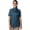 TEAL (TEA), variant on Varkala Women's Chef Coat, Cool Vent Zippered Chef Jacket with Pockets, Teal, Large