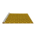 thumbnail image 2 of Ahgly Company Machine Washable Indoor Rectangle Oriental Yellow Industrial Area Rugs, 2' x 5', 2 of 4