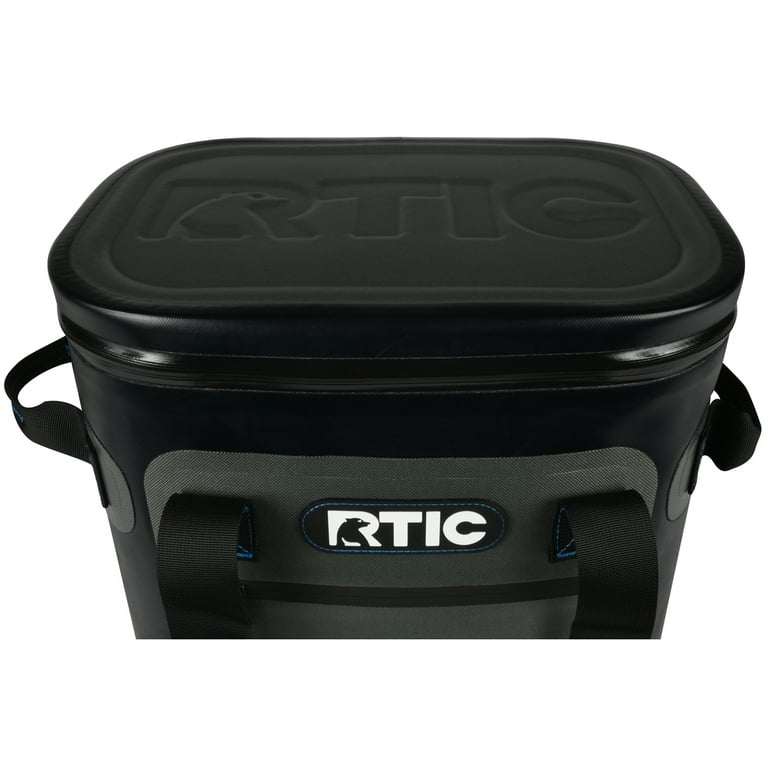 RTIC Outdoors Soft Pack Gray 20-Can Insulated Portable Cooler -  Lightweight, Leak Proof, Floats at
