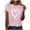Pink, variant on Summer Tops for Women 2025 Trendy Button Down Shirts for Women Work Women Clothing Tops