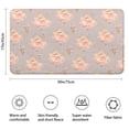 thumbnail image 3 of Princess Flower Dress Pattern Bathroom Rugs Mat,Non Slip Microfiber Bathroom Rug,Rubber Backing,Soft Bathroom Mats for Bathroom Floor,Tub and Shower,17x30in(43x75cm), 3 of 5