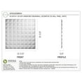 thumbnail image 2 of Ekena Millwork 19 5/8"W x 19 5/8"H Bradford EnduraWall Decorative 3D Wall Panel (12-Pack for 32.1 Sq. Ft.), 2 of 12