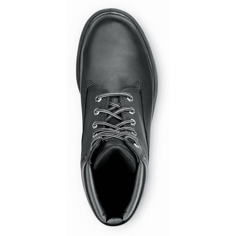 Timberland Soft Toe Black Leather Work Boots Sz 12 6 main image 4