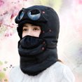 thumbnail image 3 of GOOHOCHY 1 protector de orejas resistente al viento para esquí, ciclismo al aire libre y de invierno (negro), 3 of 8