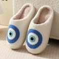 thumbnail image 3 of Zapatillas populares de algodón para mujer, pantuflas de algodón cálidas de felpa para invierno, Navidad y Halloween, para interior y hogar, 3 of 5