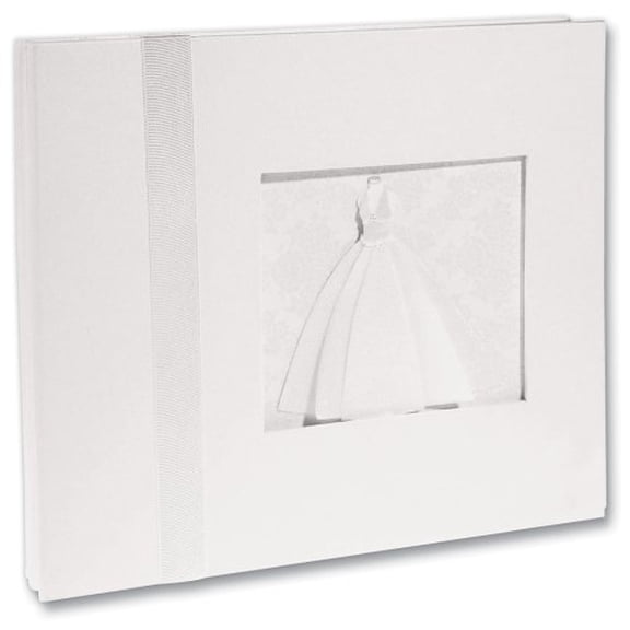Maple Lane I Do Dressed in White 8x8 inch Wedding Photo Album Scrapbook Kit - Archival Quality & Acid Free