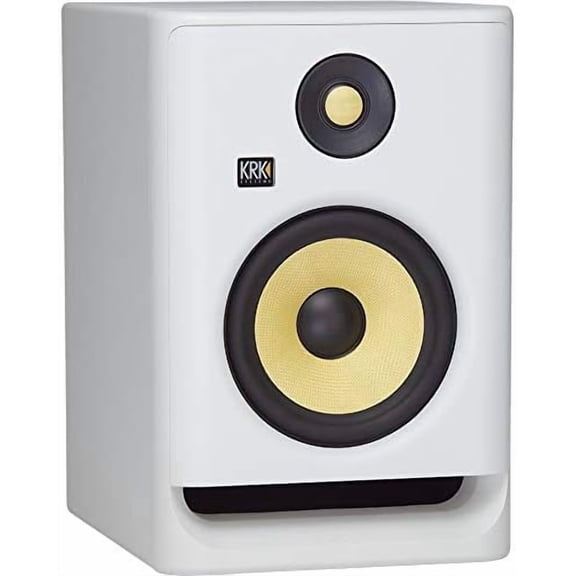 RP7 Rokit 7 G4 Professional Bi-Amp 7" Powered Studio Monitor, White Noise$$Musical Instruments