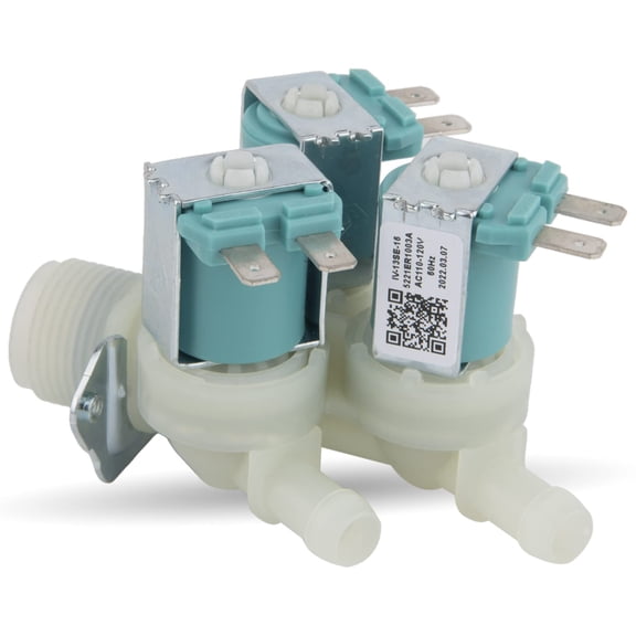 5220FR2075L Cold Water Inlet Valve for L.G Ken.more Replaces 5221ER1003A AP5986564 5221ER1003C 5221ER1003D PS11728995