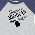 thumbnail image 4 of Inktastic Someone in Michigan Loves Me Boys or Girls Baby Bodysuit, 4 of 5
