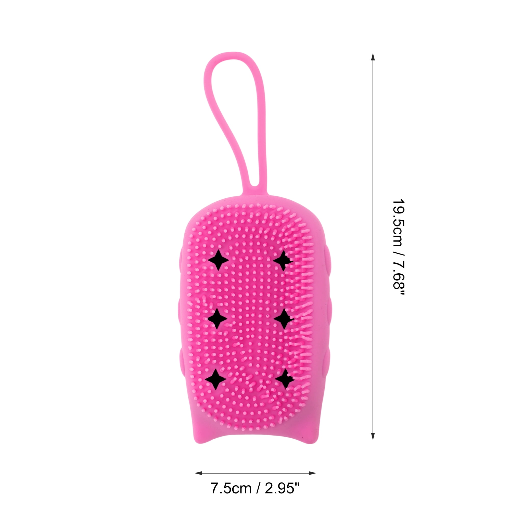 Unique Bargains Cartoon Owl Bath Brush 1 Pc Rose Red