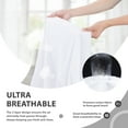 thumbnail image 4 of Ruili Protège-matelas Simple en Éponge de Coton Imperméable, Housse de Lit avec Poche Profonde, Convient jusqu'à 21 Pouces, 4 of 6