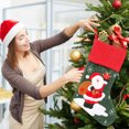 thumbnail image 4 of Decoración del hogar, medias navideñas, adornos para el árbol de Navidad, bolsas de regalo de Papá Noel, bolsas de dulces, medias navideñas con dibujos animados, adecuadas para decoraciones navideñas,, 4 of 6