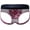 Pink, variant on Men's Underwear Briefs Sexy Leopard Pattern Playful Printed Men's Underwear Jockstrap Briefs