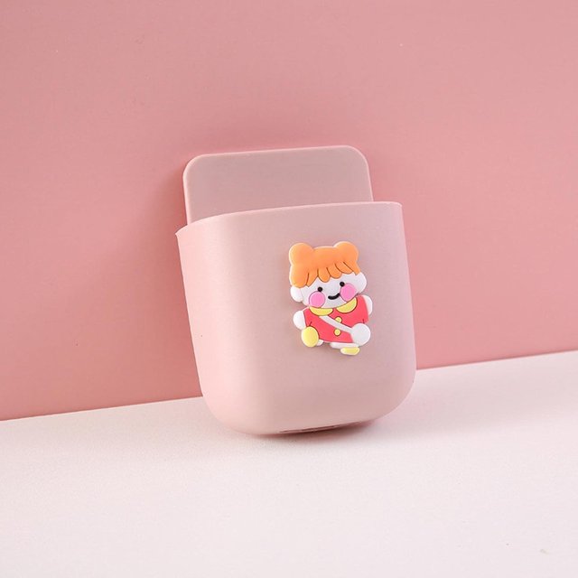 Boîte de Rangement Télécommande, Support de Téléphone Portable de Chevet, Papeterie, Pinceaux de Maquillage, Étagères Murales