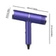 thumbnail image 3 of Electric Hair Dryer High-power Electric Hair Dryer Home Hair Dryer Hot Wind Comb Hair Salon Blowing Comb Deals Of The Day Clearance, 3 of 5
