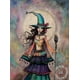 thumbnail image 1 of Bruja de Halloween 5D DIY AB taladros pintura de diamantes chica de dibujos animados fantasía calabaza punto de cruz bordado imagen mosaico decoración del hogar, 1 of 4