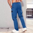 thumbnail image 5 of Men's Cargo Pants Elastic Waist Lightweight with Pockets for Hiking, 5 of 8