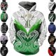 thumbnail image 2 of Sudadera con capucha de manga larga con estampado 3D para hombre, suéter con estampado maorí, sudadera holgada de gran tamaño, ropa de calle de primavera y otoño, 2 of 5
