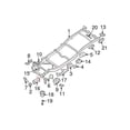 thumbnail image 3 of New Genuine Nissan Frontier Body Mount Insulator OE 955209CA0A, 3 of 10