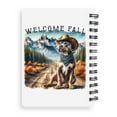 thumbnail image 2 of Welcome Fall Western Cowboy Pitbull Enjoys Majestic Autumn Spiral Bound Journal Terrier Dog Lover 5x7in Spiral Notebook - 01007, 2 of 5