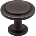 thumbnail image 5 of Elements 3960 Gatsby 1-1/4" Round Stepped Mushroom Cabinet Knob / Drawer Knob - Grey, 5 of 5