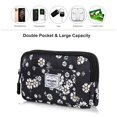 thumbnail image 7 of HAWEE Waist Fanny Packs for Women Small Outdoor Adventurer Belt Bag with Double Zipper Lock Cellphone Pockets and Hook, Daisy, 7 of 7